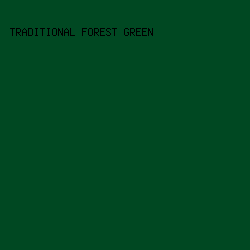 004822 - Traditional Forest Green color image preview