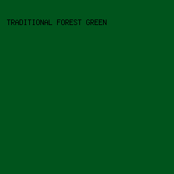 00541C - Traditional Forest Green color image preview
