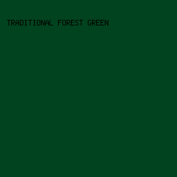 01431e - Traditional Forest Green color image preview