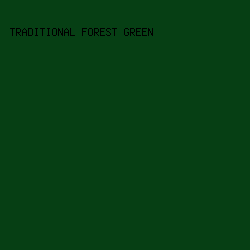063f14 - Traditional Forest Green color image preview