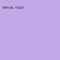 C1A8E6 - Tropical Violet color image preview