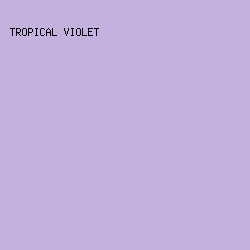 C4B1DE - Tropical Violet color image preview