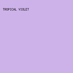 cdb2e9 - Tropical Violet color image preview