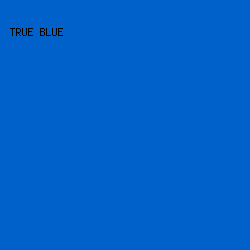 0061CA - True Blue color image preview
