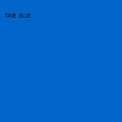 0066ca - True Blue color image preview