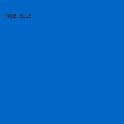 0067C6 - True Blue color image preview