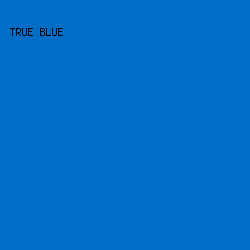 006ec7 - True Blue color image preview