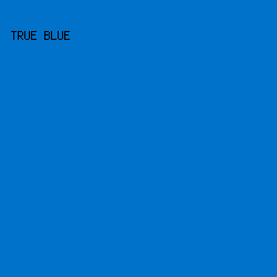 0072ca - True Blue color image preview