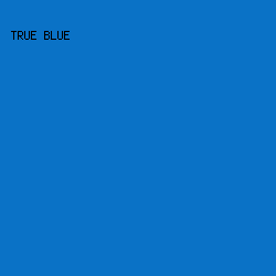 0A72C6 - True Blue color image preview