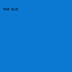 0B79D1 - True Blue color image preview