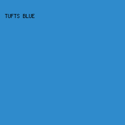 2F8BCC - Tufts Blue color image preview