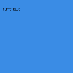 3a8ce5 - Tufts Blue color image preview