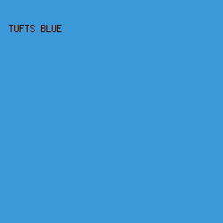 3a99d9 - Tufts Blue color image preview
