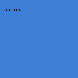 3d7fd7 - Tufts Blue color image preview