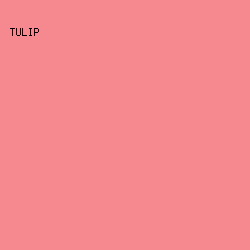 F6898F - Tulip color image preview