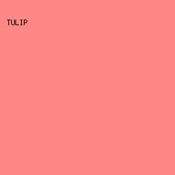 FF8886 - Tulip color image preview