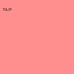 FF8E8E - Tulip color image preview