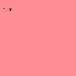 ff8d95 - Tulip color image preview