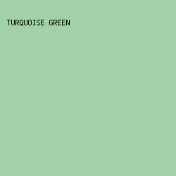 A2D1A8 - Turquoise Green color image preview