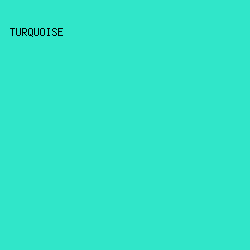 30E6C9 - Turquoise color image preview