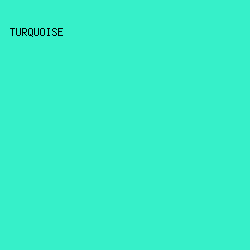 36F0C9 - Turquoise color image preview