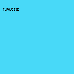 48D9F8 - Turquoise color image preview