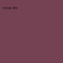 744253 - Tuscan Red color image preview