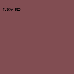 814d52 - Tuscan Red color image preview