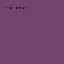 74446d - Twilight Lavender color image preview