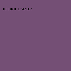 744F75 - Twilight Lavender color image preview