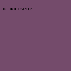 744b6b - Twilight Lavender color image preview