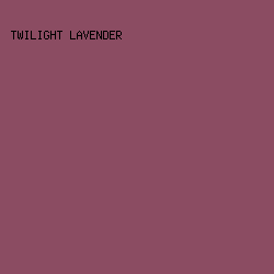 8B4C62 - Twilight Lavender color image preview