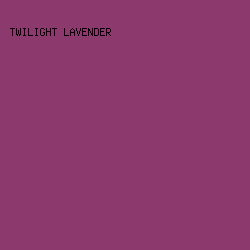 8C396E - Twilight Lavender color image preview