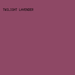 8e4865 - Twilight Lavender color image preview