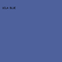 4E619C - UCLA Blue color image preview