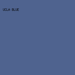4F638F - UCLA Blue color image preview