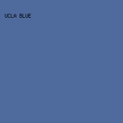 4F6A9D - UCLA Blue color image preview