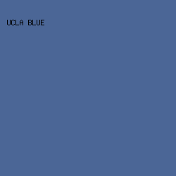 4b6696 - UCLA Blue color image preview