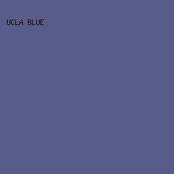 5A5D8C - UCLA Blue color image preview