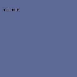 5D6A95 - UCLA Blue color image preview