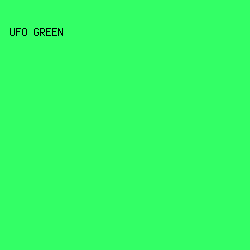 33ff66 - UFO Green color image preview