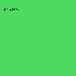 4DDA5E - UFO Green color image preview
