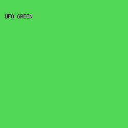 4FD753 - UFO Green color image preview