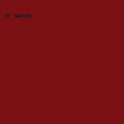 7B1114 - UP Maroon color image preview