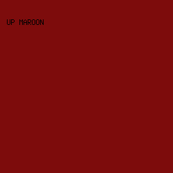 7D0C0C - UP Maroon color image preview