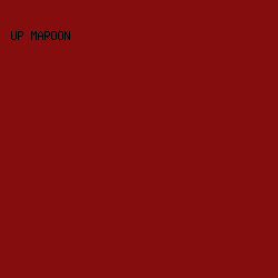 850D0D - UP Maroon color image preview
