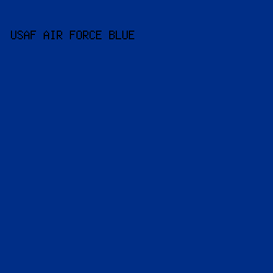 002E87 - USAF Air Force Blue color image preview