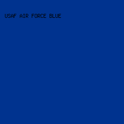 00338F - USAF Air Force Blue color image preview