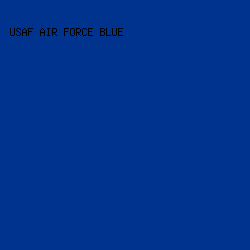 00338d - USAF Air Force Blue color image preview