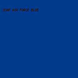 003A8C - USAF Air Force Blue color image preview